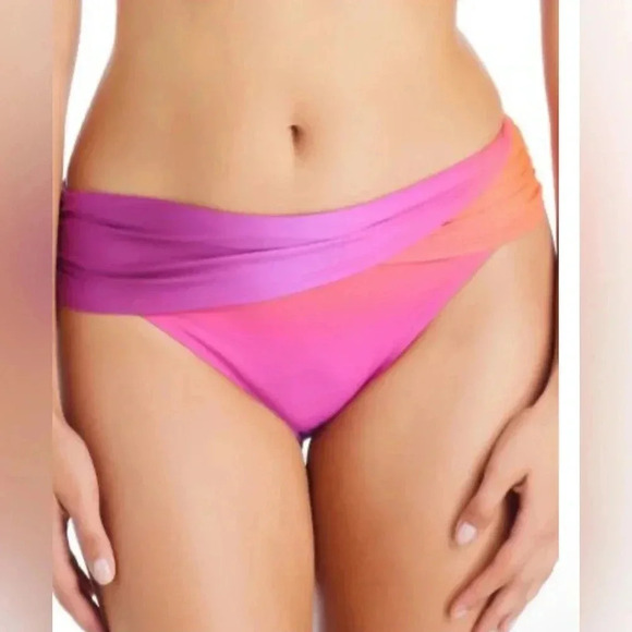 BLEU ROD BEATTIE KORE UNDERWIRE CROSS BACK BIKINI TOP AND BOTTOM - Picture 5 of 10